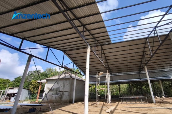 Thi công chùa tiền chế bằng kết cấu thép: Giải pháp hiện đại vẫn giữ trọn giá trị tâm linh